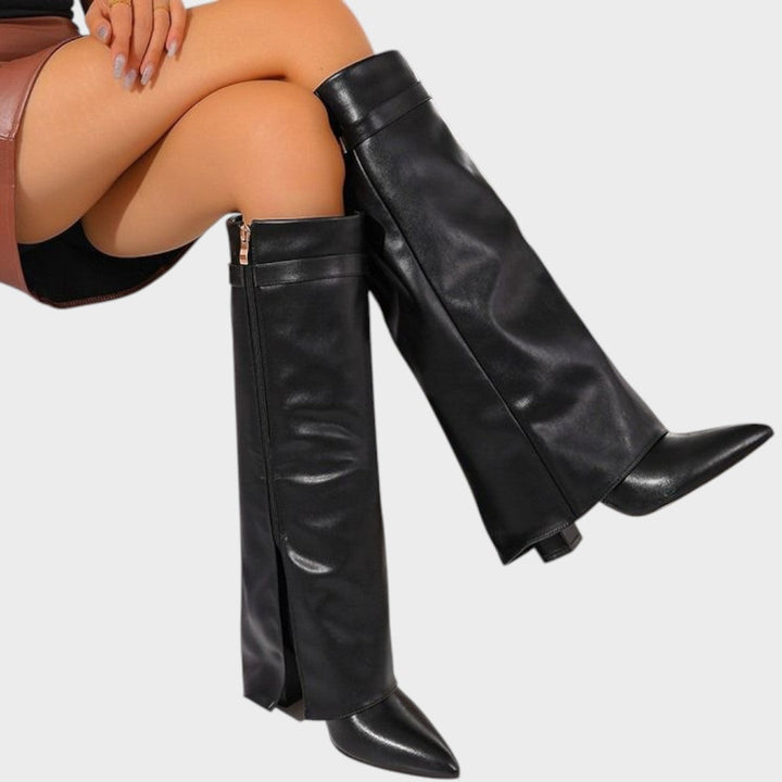 Vellandra | Women's Genuine Leather Tall Boots