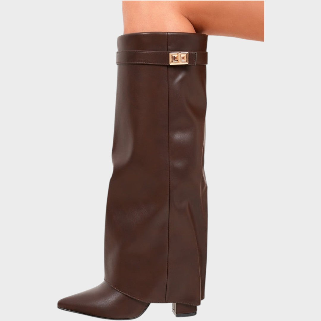 Vellandra | Women's Genuine Leather Tall Boots