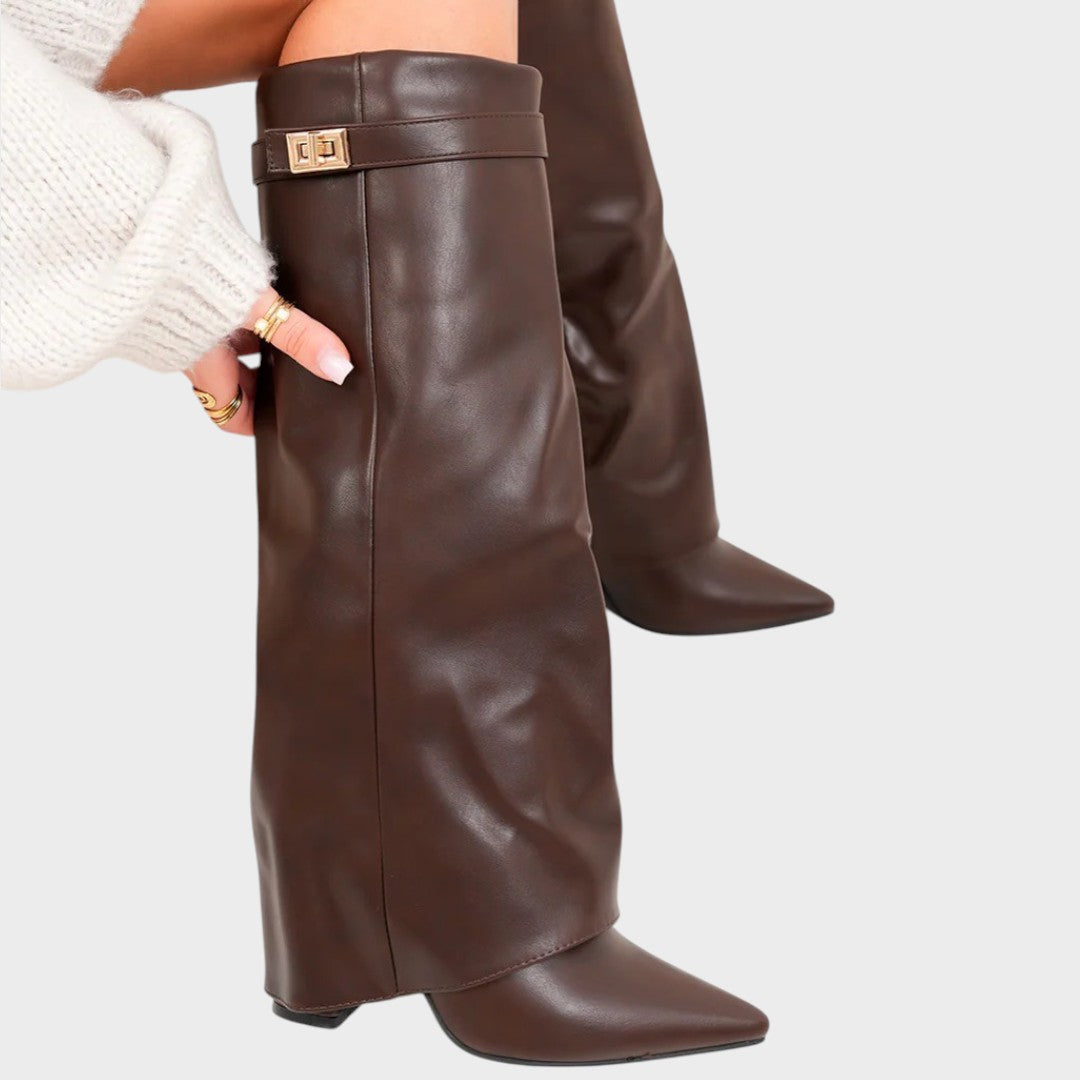 Vellandra | Women's Genuine Leather Tall Boots