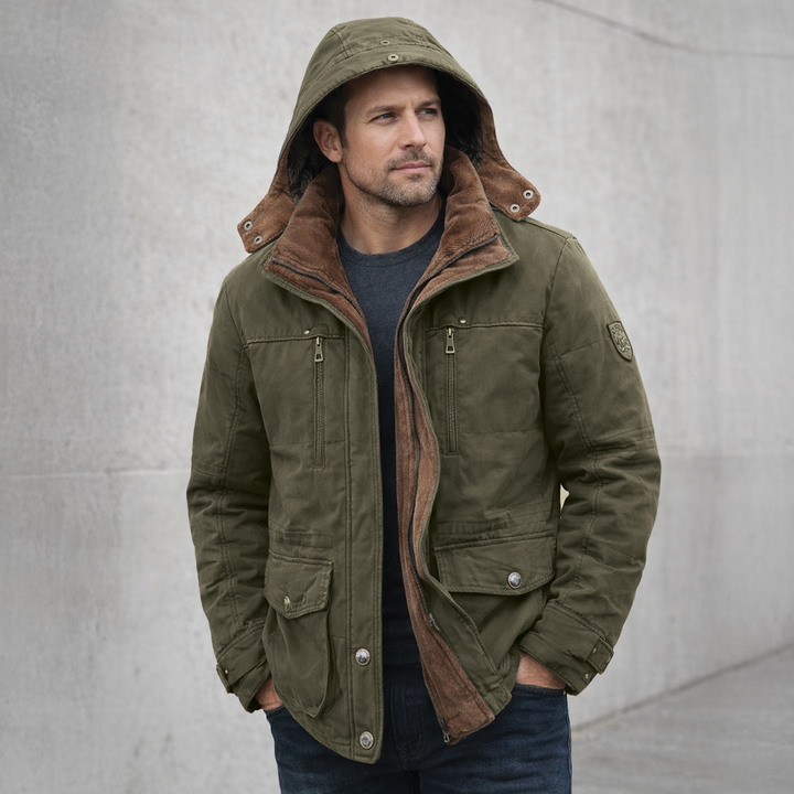 Nordaven | Men’s Waterproof Fleece-Lined Winter Jacket