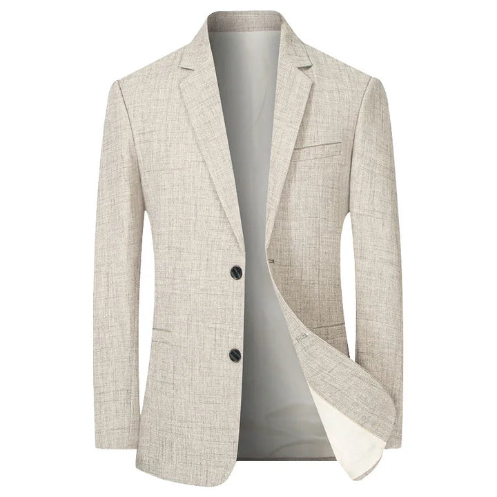 Elvarden | Men's Lightweight Slim-Fit Linen-Blend Blazer