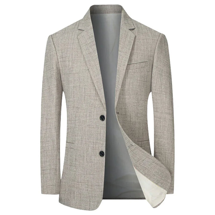 Elvarden | Men's Lightweight Slim-Fit Linen-Blend Blazer