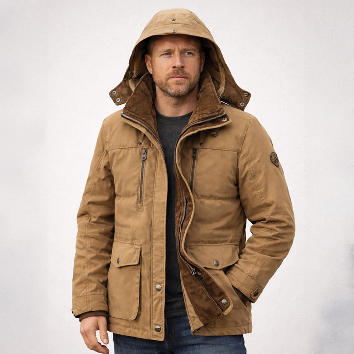 Nordaven | Men’s Waterproof Fleece-Lined Winter Jacket