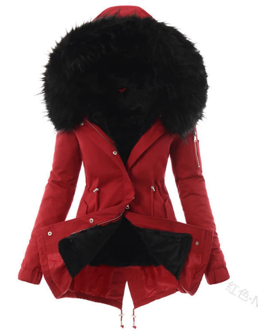 Elmorina | Women’s Elegant Longline Insulated Winter Coat