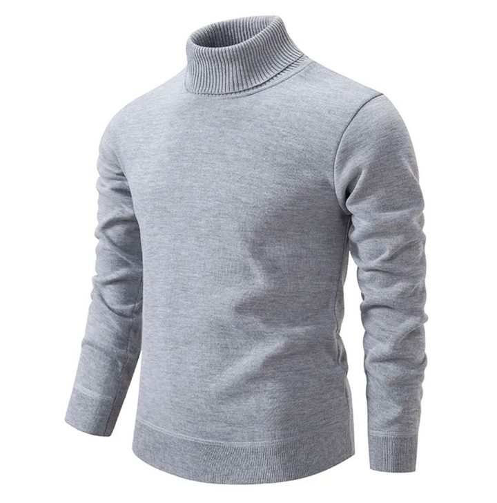 Shelvorn | Men's Luxury Virgin Wool Turtleneck Sweater 2