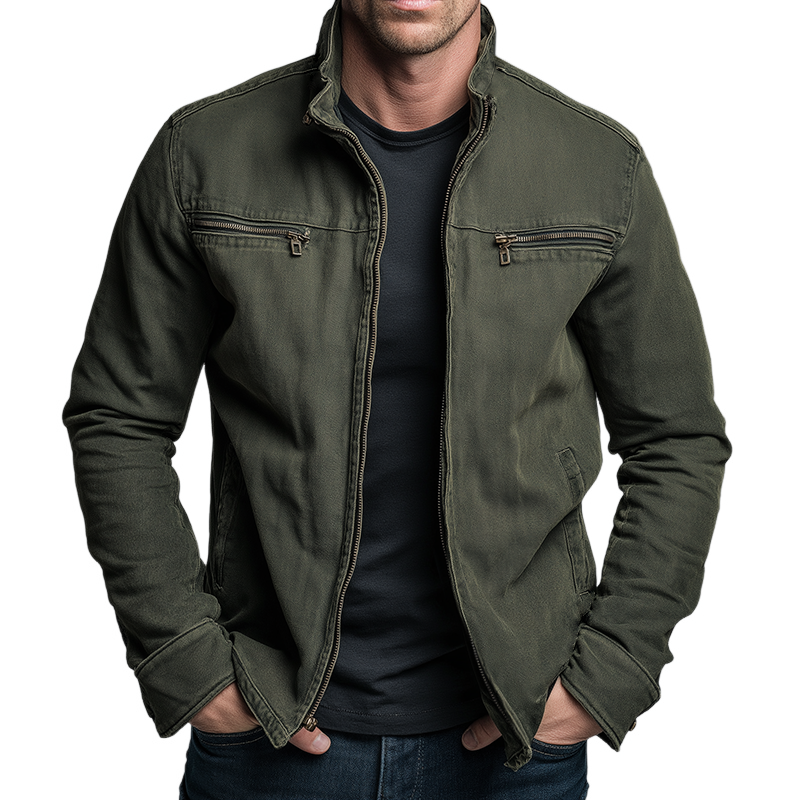 Caldrick | Men's Classic Structured Cotton Jacket