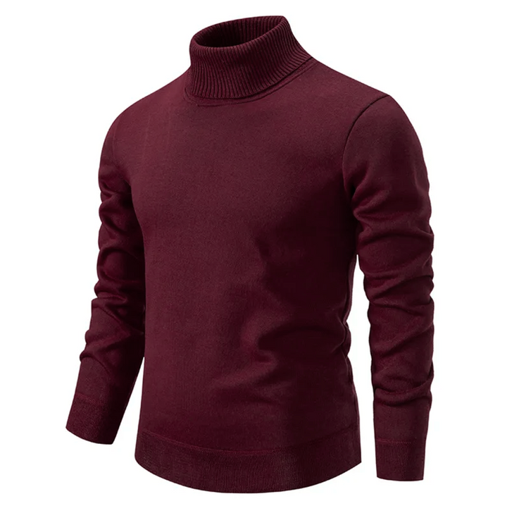 Shelvorn | Men's Luxury Virgin Wool Turtleneck Sweater 3