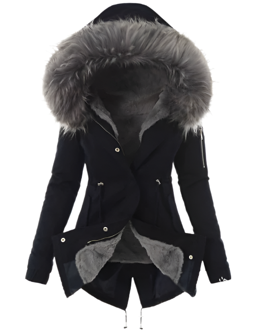 Elmorina | Women’s Elegant Longline Insulated Winter Coat