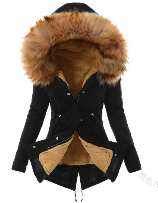 Elmorina | Women’s Elegant Longline Insulated Winter Coat