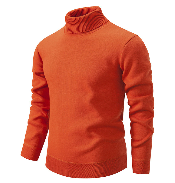 Shelvorn | Men's Luxury Virgin Wool Turtleneck Sweater 5
