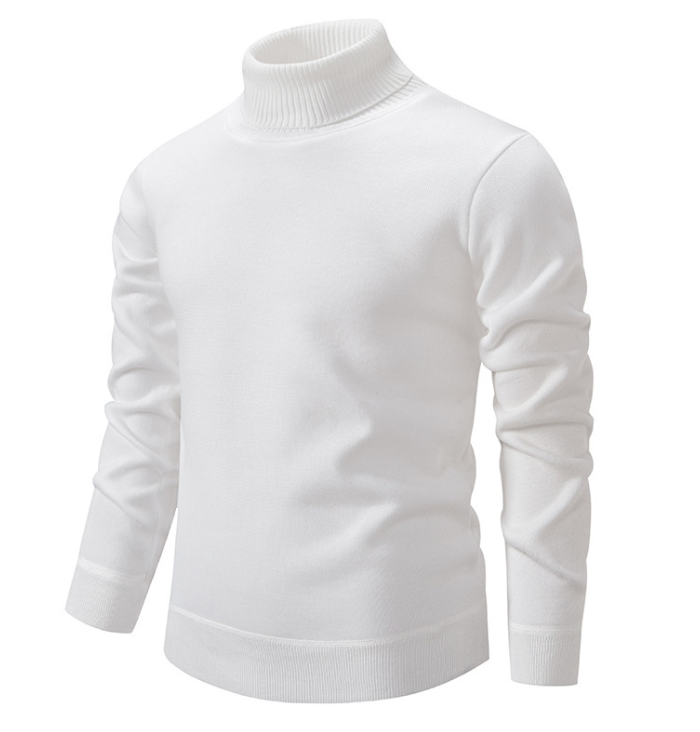 Shelvorn | Men's Luxury Virgin Wool Turtleneck Sweater 13