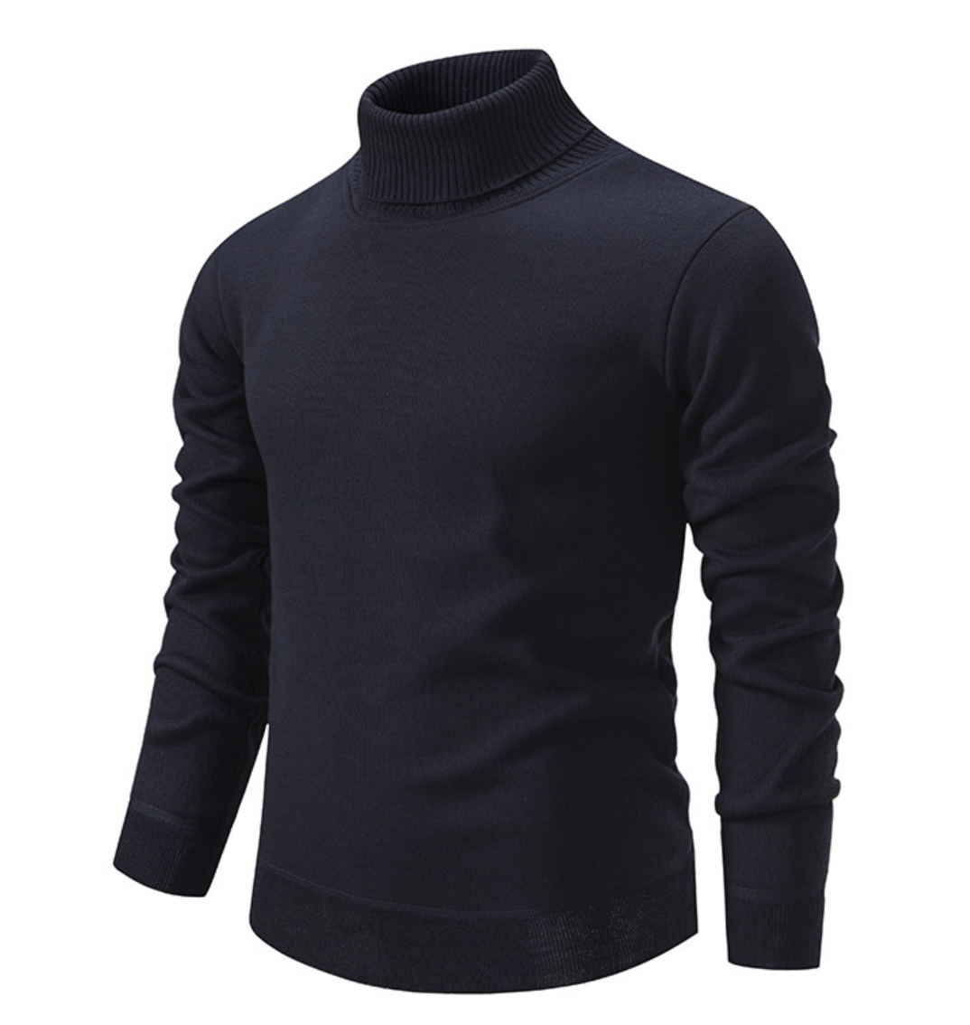 Shelvorn | Men's Luxury Virgin Wool Turtleneck Sweater 14
