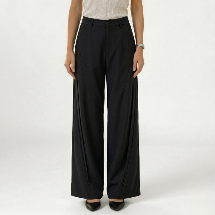 Alina | Women’s Relaxed Wide-Leg Trousers