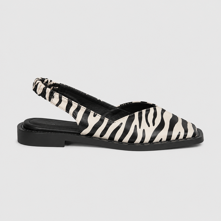 Solvienne | Women's Elegant Square-Toe Flat Mules – Lightweight Cushioned Slip-On Shoes 5