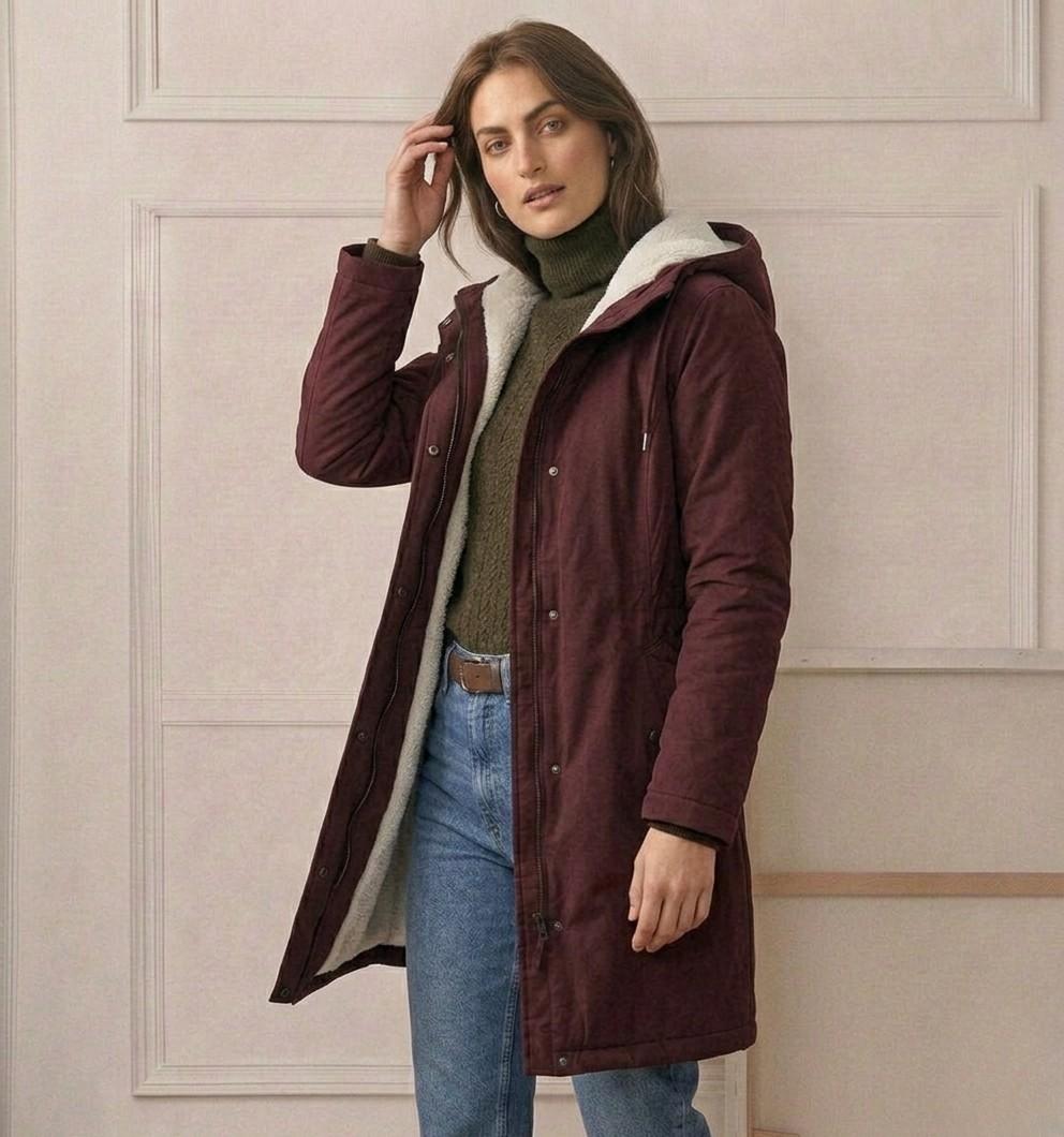 Norvella | Women’s Waterproof Sherpa Fleece-Lined Parka Jacket