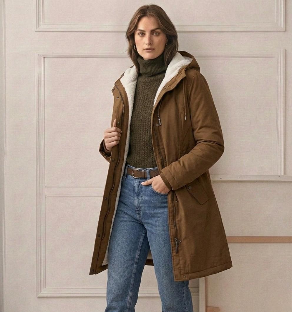 Norvella | Women’s Waterproof Sherpa Fleece-Lined Parka Jacket