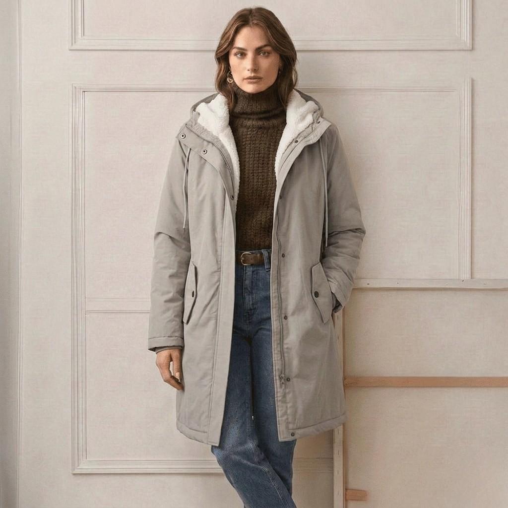 Norvella | Women’s Waterproof Sherpa Fleece-Lined Parka Jacket