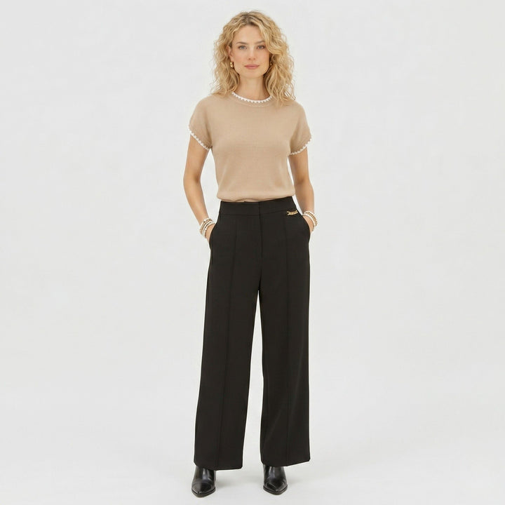 Ameline | Women’s Short-Sleeve Knit Sweater
