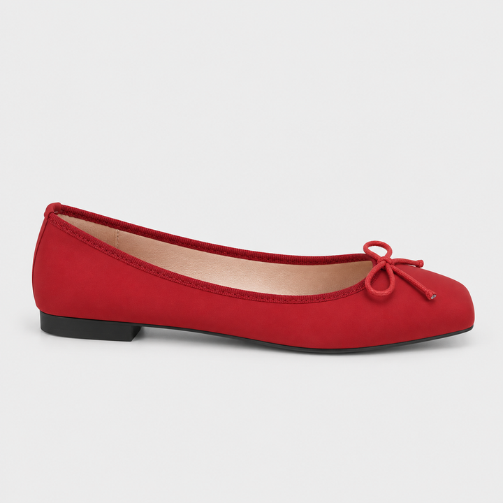 Bowelisse | Women's Elegant Bow Ballet Mules – Round-Toe Slip-On Flat Shoes 4