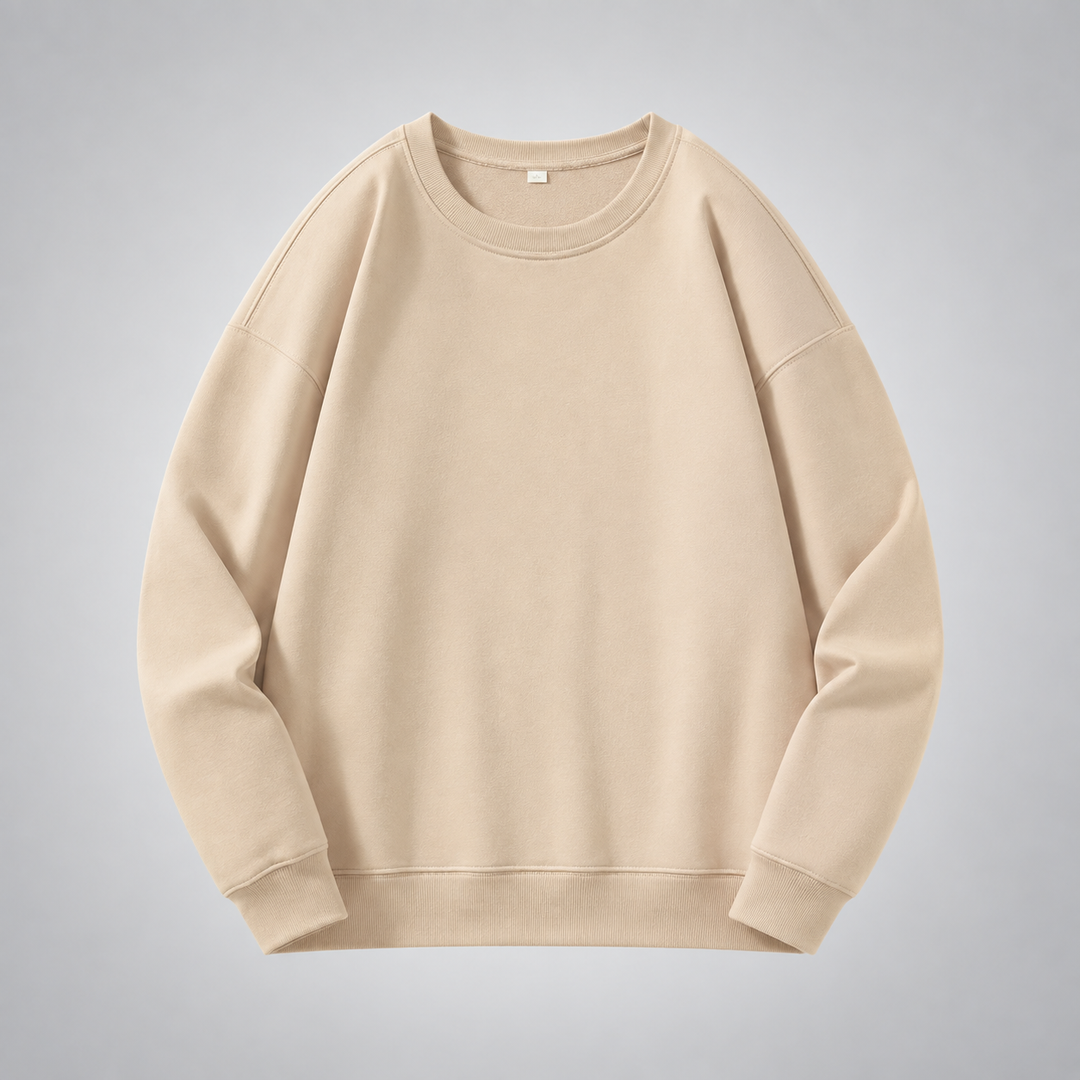 Coselina | Women's Oversized Crew Neck Sweatshirt – Relaxed Drop-Shoulder Casual Pullover 7