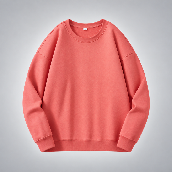 Coselina | Women's Oversized Crew Neck Sweatshirt – Relaxed Drop-Shoulder Casual Pullover 13