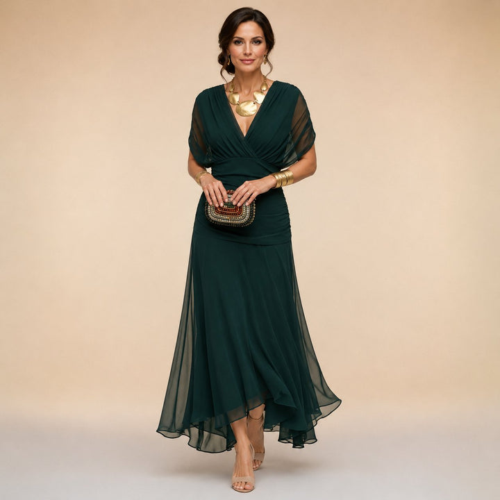 Aurelith | Women's Elegant Floor-Length Maxi Party Dress
