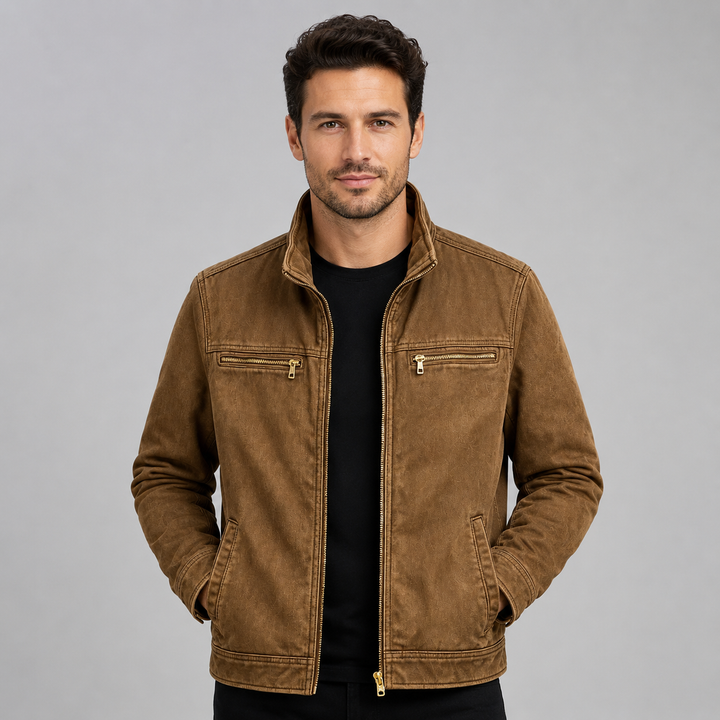 Caldrick | Men's Classic Structured Cotton Jacket