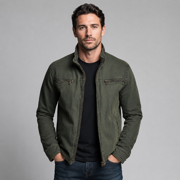 Caldrick | Men's Classic Structured Cotton Jacket