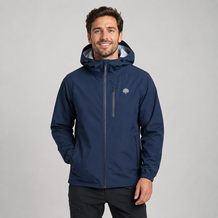 Aerwick | Men’s Lightweight Water-Resistant Hooded Rain Jacket