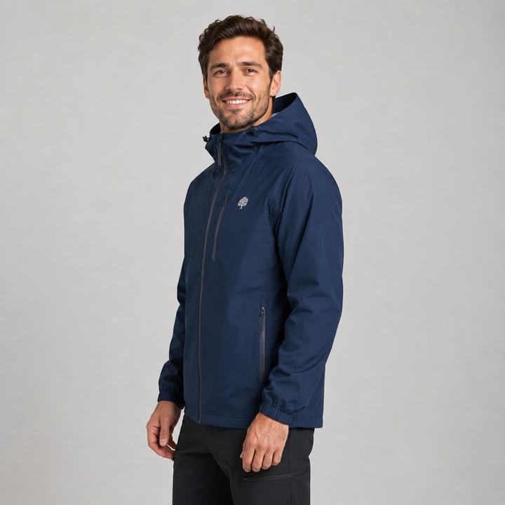 Aerwick | Men’s Lightweight Water-Resistant Hooded Rain Jacket