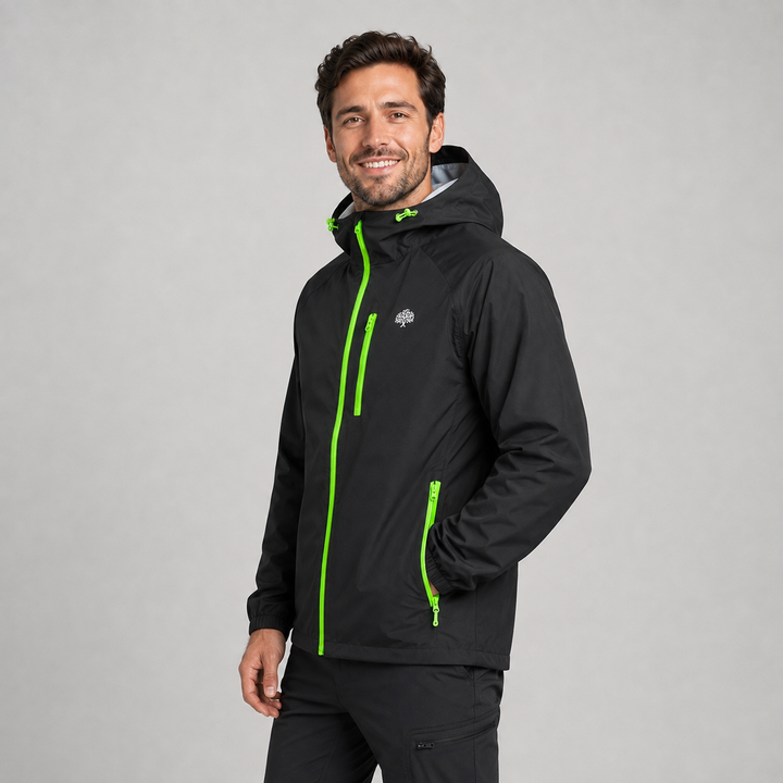 Aerwick | Men’s Lightweight Water-Resistant Hooded Rain Jacket