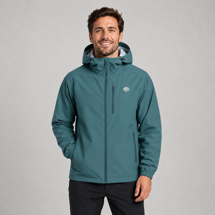Aerwick | Men’s Lightweight Water-Resistant Hooded Rain Jacket