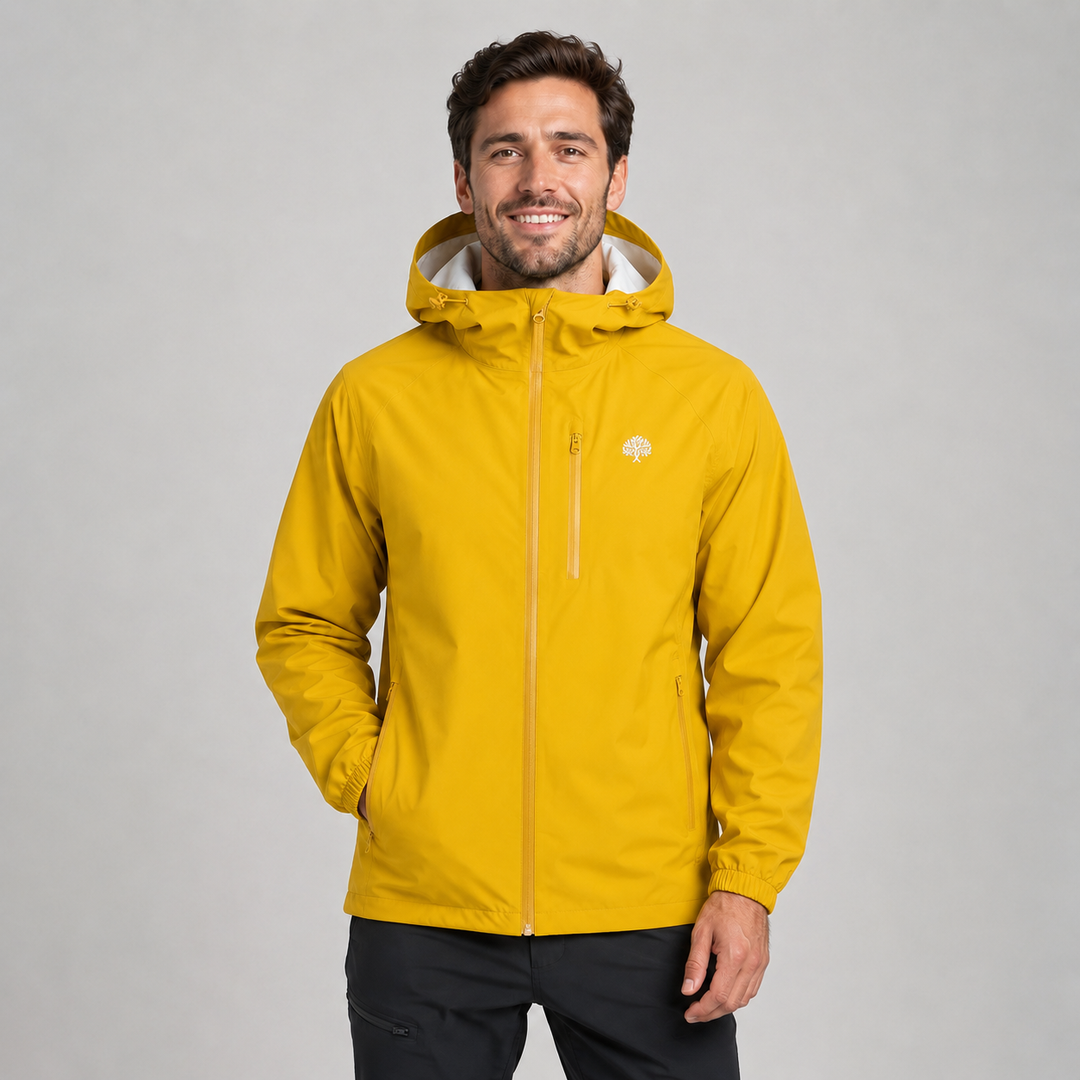 Aerwick | Men’s Lightweight Water-Resistant Hooded Rain Jacket