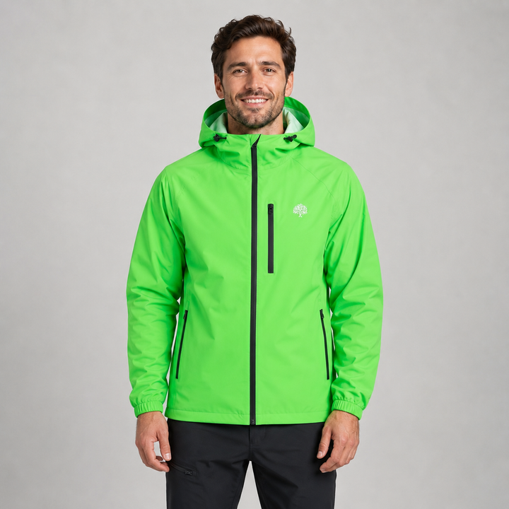 Aerwick | Men’s Lightweight Water-Resistant Hooded Rain Jacket