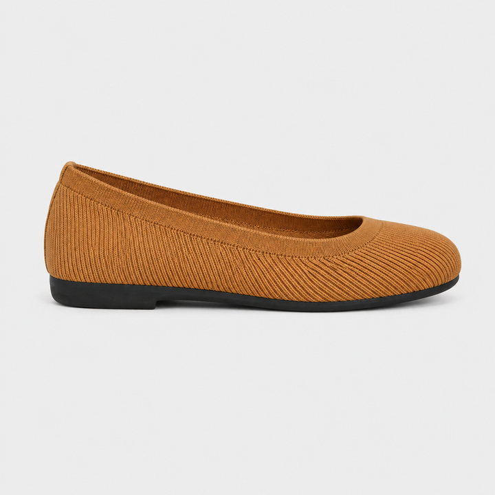 Knitelia | Women's Lightweight Breathable Knit Ballet Flats – Flexible Slip-On Shoes 7