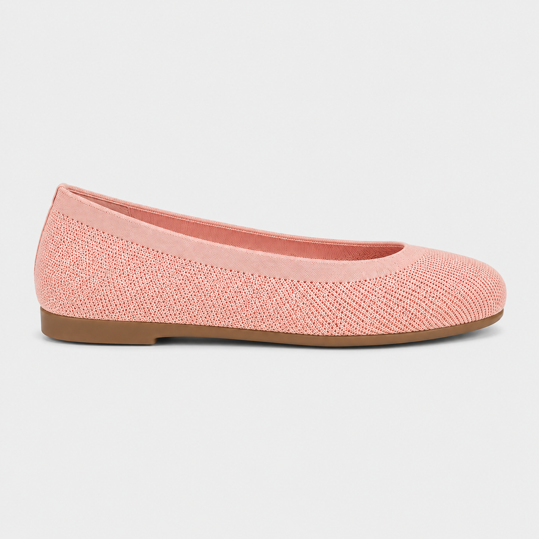 Knitelia | Women's Lightweight Breathable Knit Ballet Flats – Flexible Slip-On Shoes 4