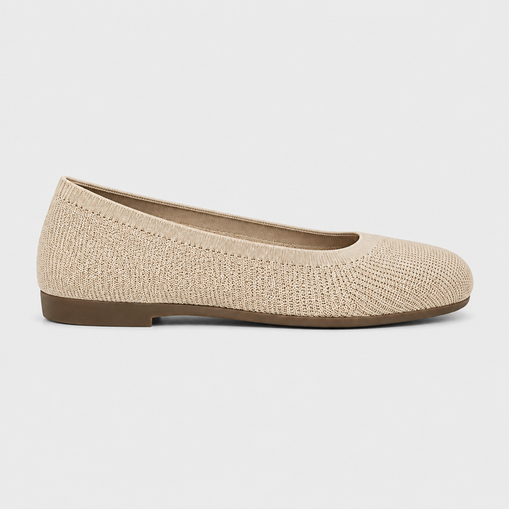 Knitelia | Women's Lightweight Breathable Knit Ballet Flats – Flexible Slip-On Shoes 3