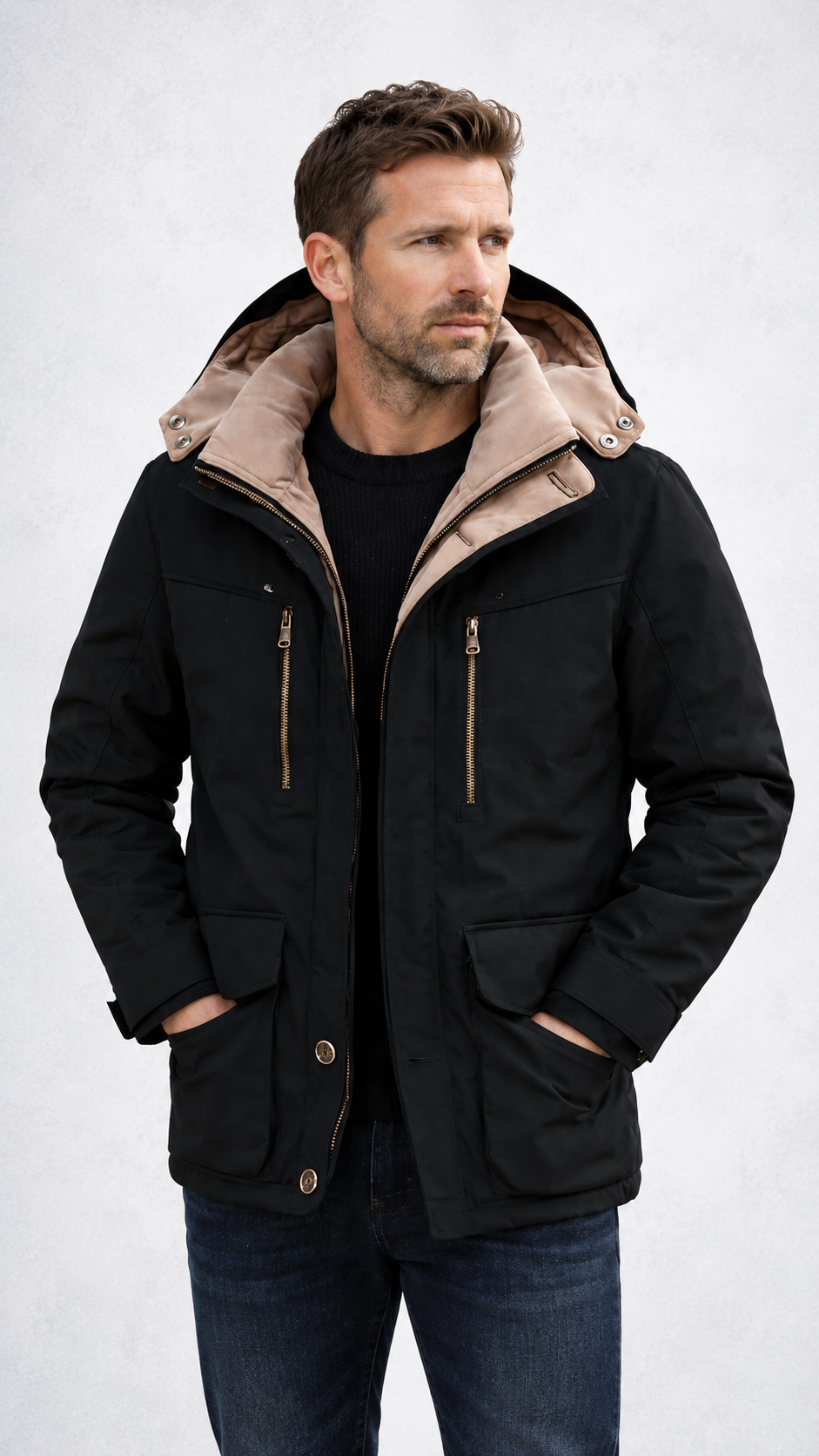 Nordaven | Men’s Waterproof Fleece-Lined Winter Jacket