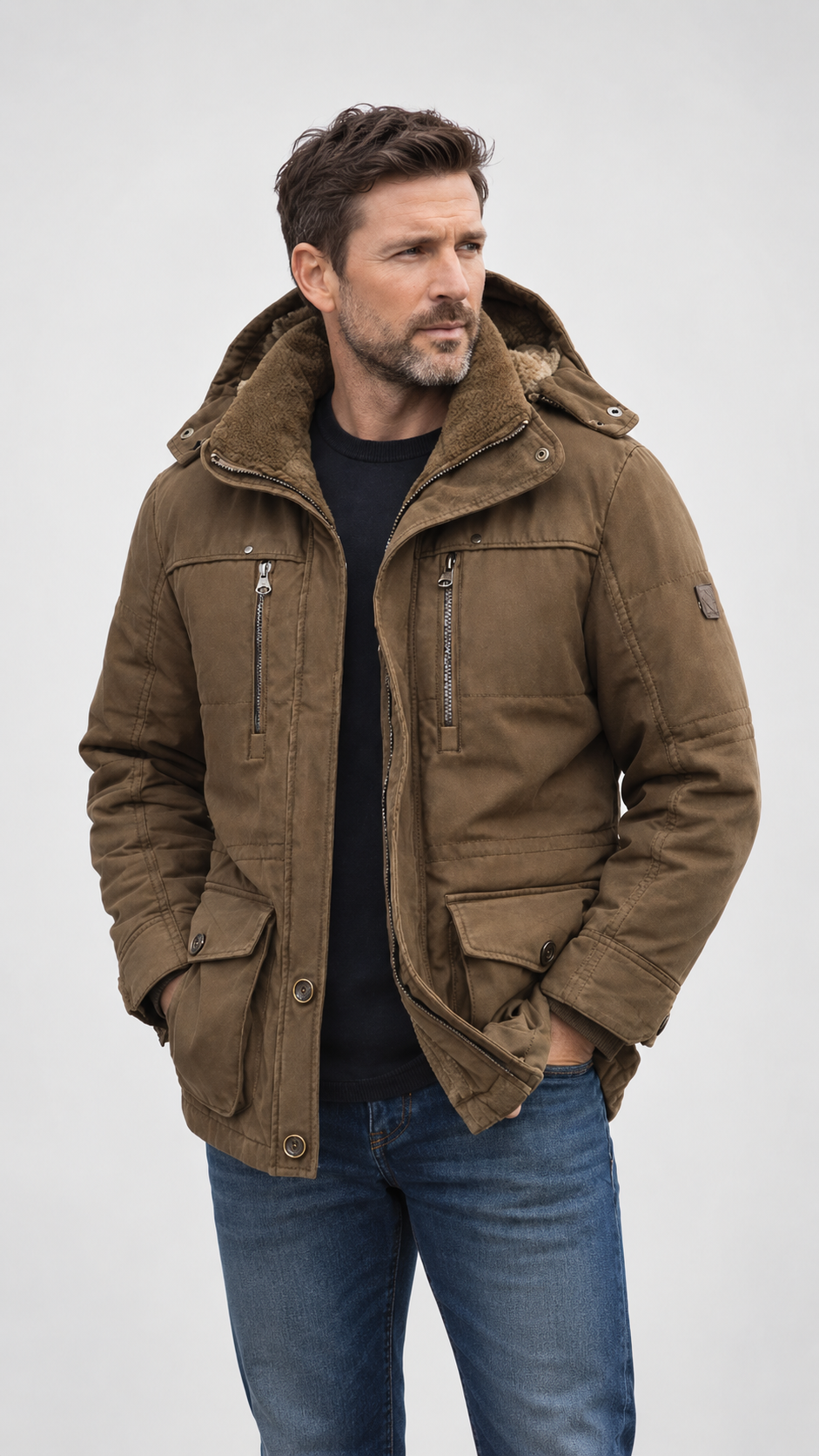 Nordaven | Men’s Waterproof Fleece-Lined Winter Jacket