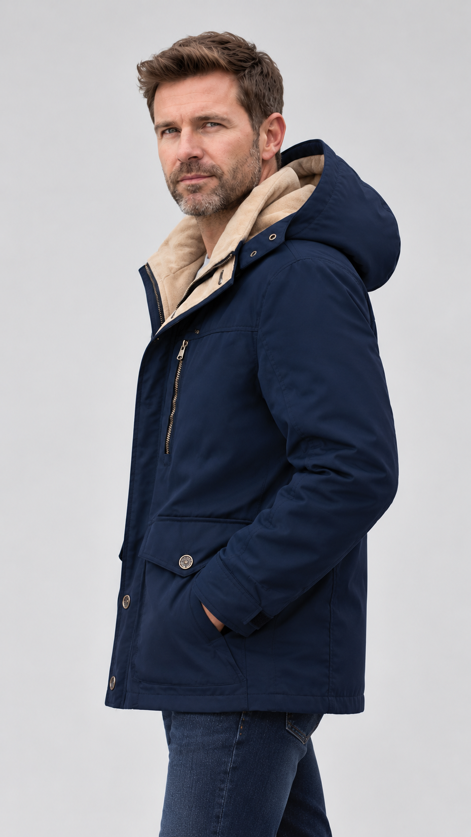 Nordaven | Men’s Waterproof Fleece-Lined Winter Jacket