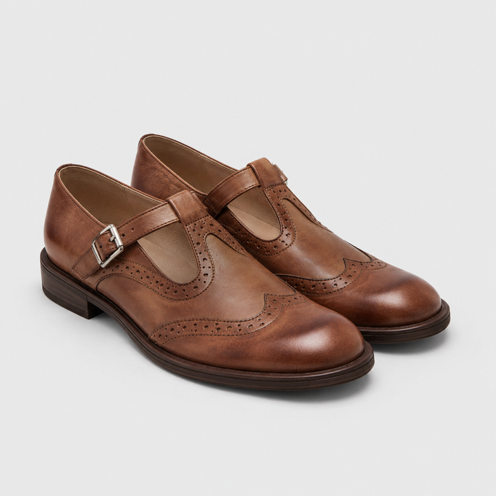 Marivelle | Women's Elegant Mary Jane Shoes – Classic Adjustable Buckle Strap Footwear 1