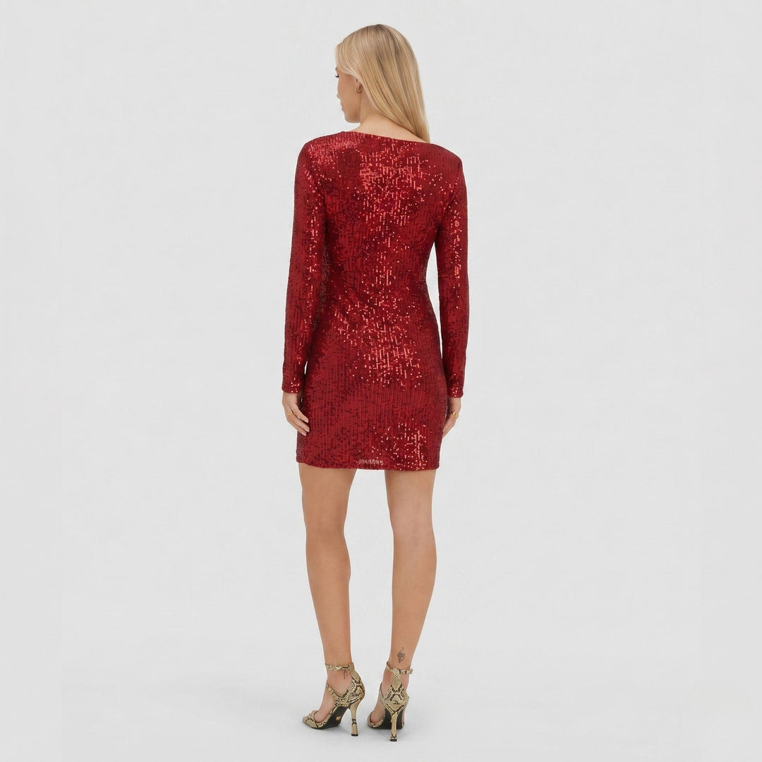 Estelle | Women’s One-Shoulder Sequin Mini Dress