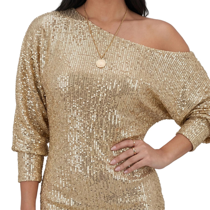 Estelle | Women’s One-Shoulder Sequin Mini Dress
