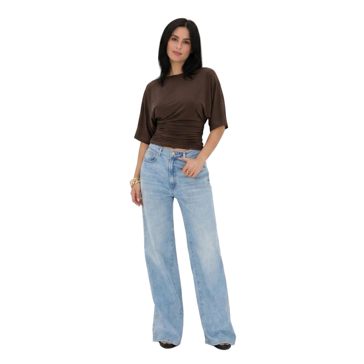 Evelina | Women’s Dolman Sleeve Crop Top