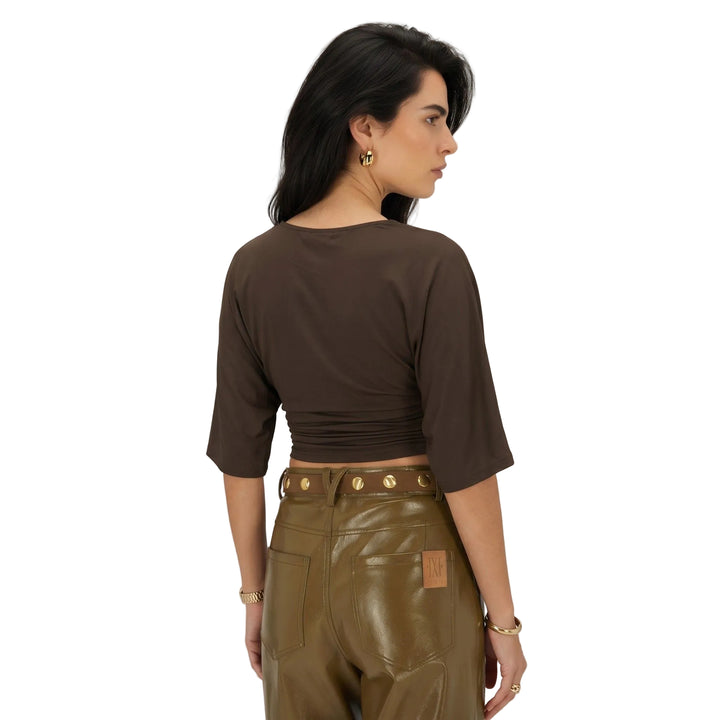 Evelina | Women’s Dolman Sleeve Crop Top