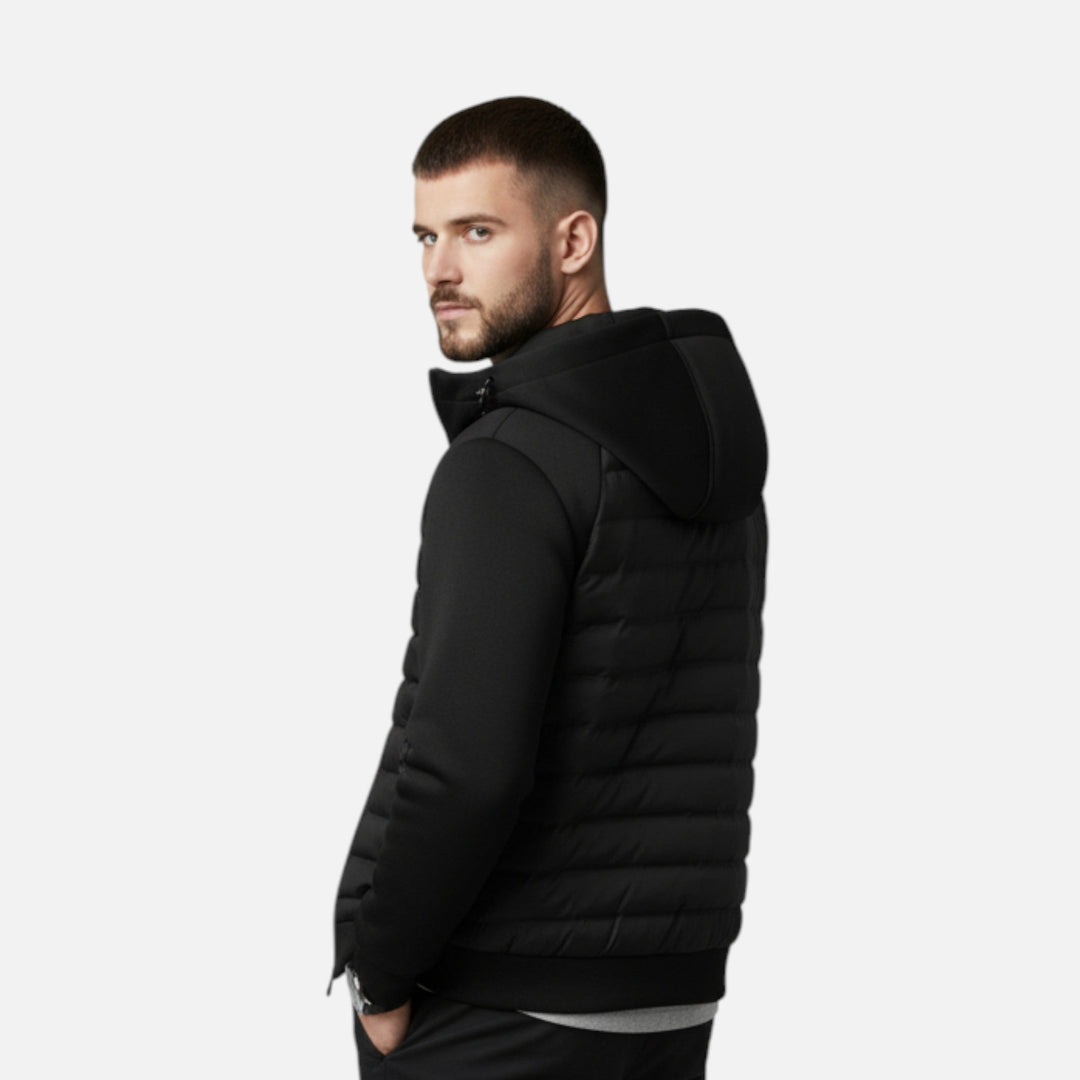 Norvex | Men's Diamond-Quilted Hooded Winter Jacket