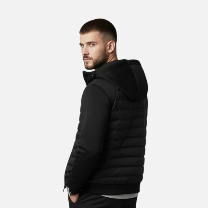 Norvex | Men's Diamond-Quilted Hooded Winter Jacket