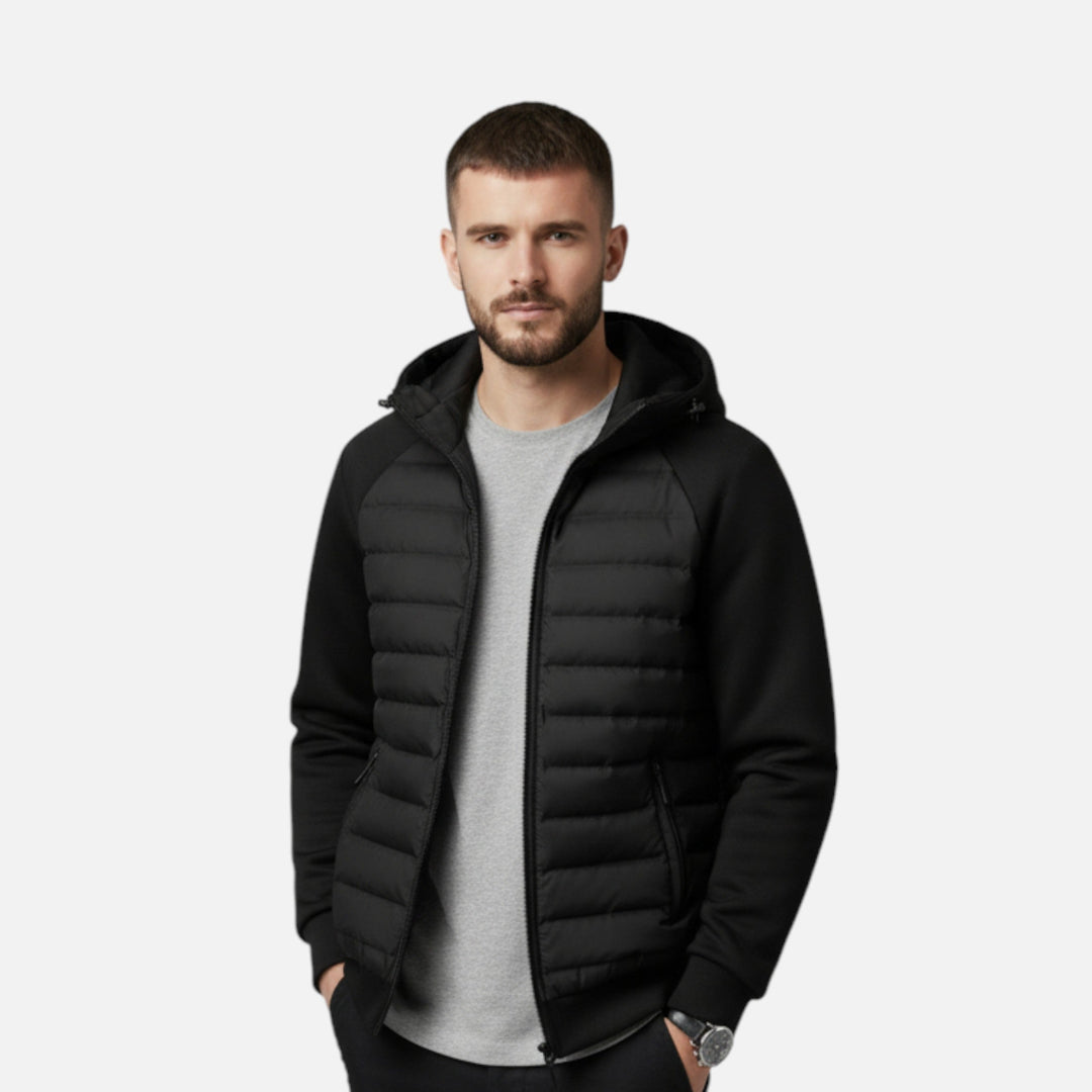 Norvex | Men's Diamond-Quilted Hooded Winter Jacket