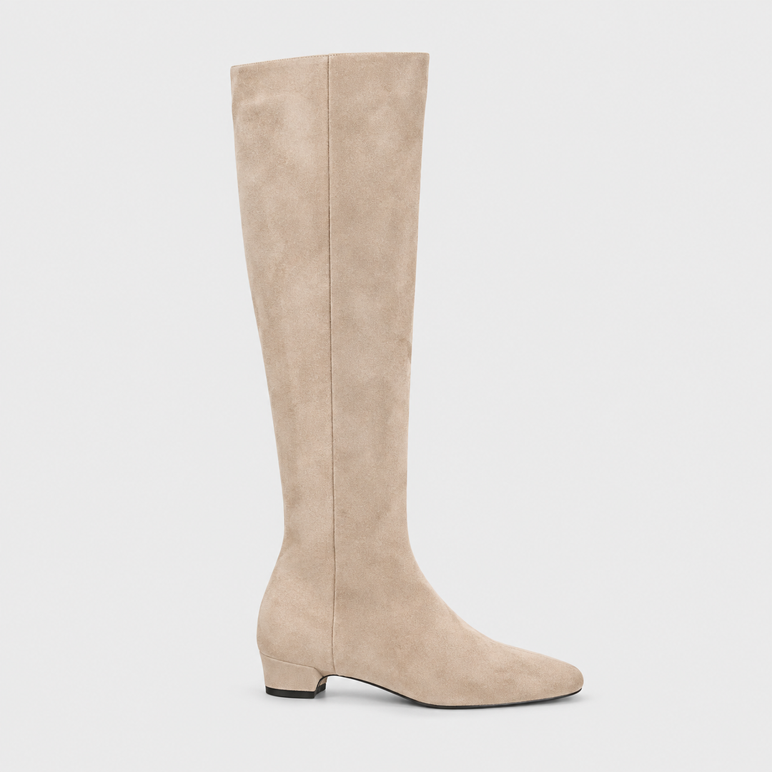 Virelmont | Women's Square-Toe Knee-High Boots – Elegant Block Heel Tall Boots 2