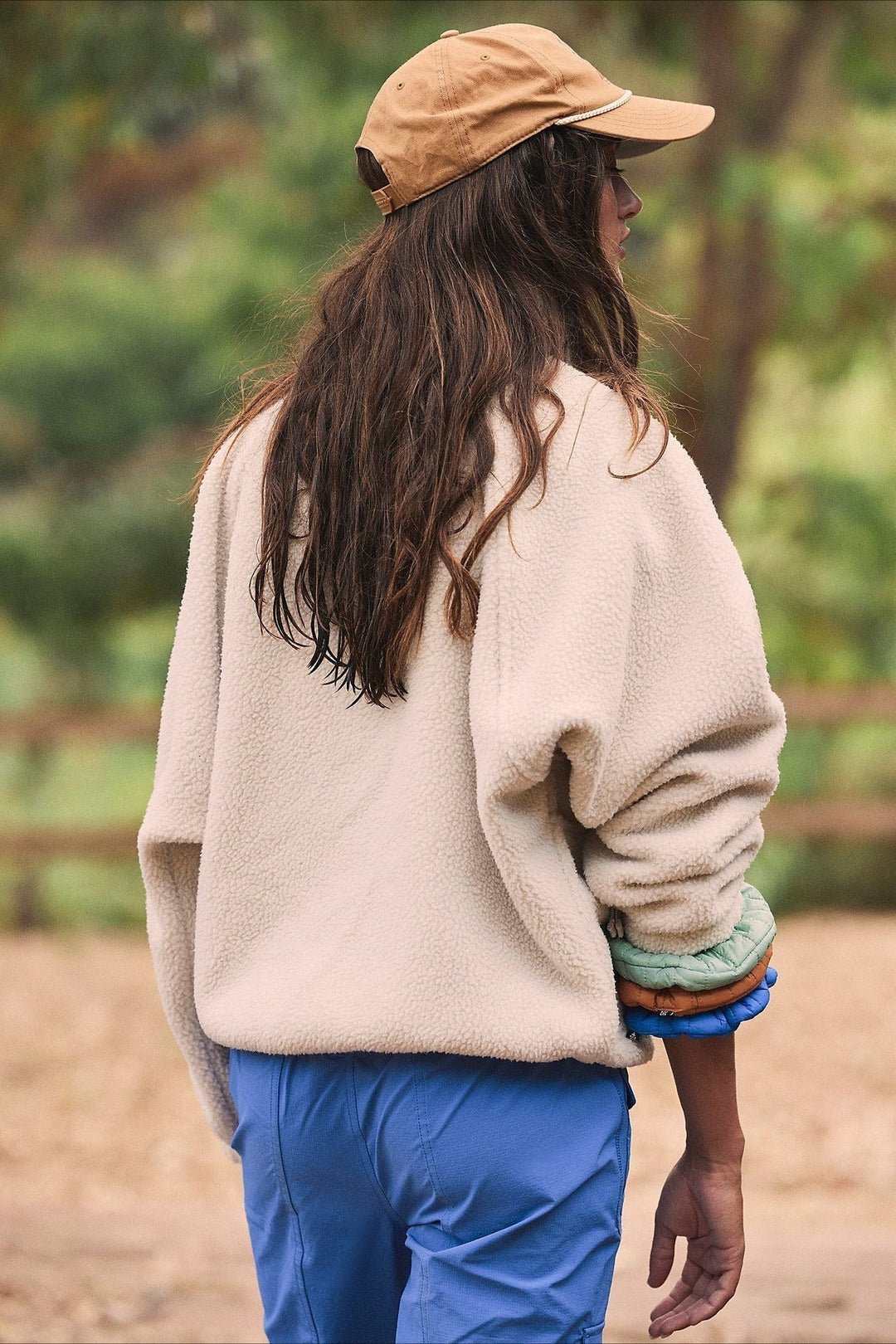 Norvellae | Women's Cropped Sherpa Fleece Jacket with Stand Collar 11
